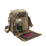 Multifunctional Canvas Messenger Handbag